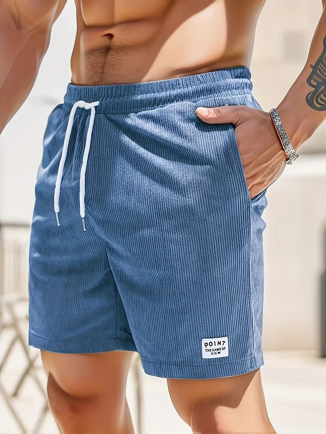 Shorts confort Alessio avec design rayé pour homme | Rêve