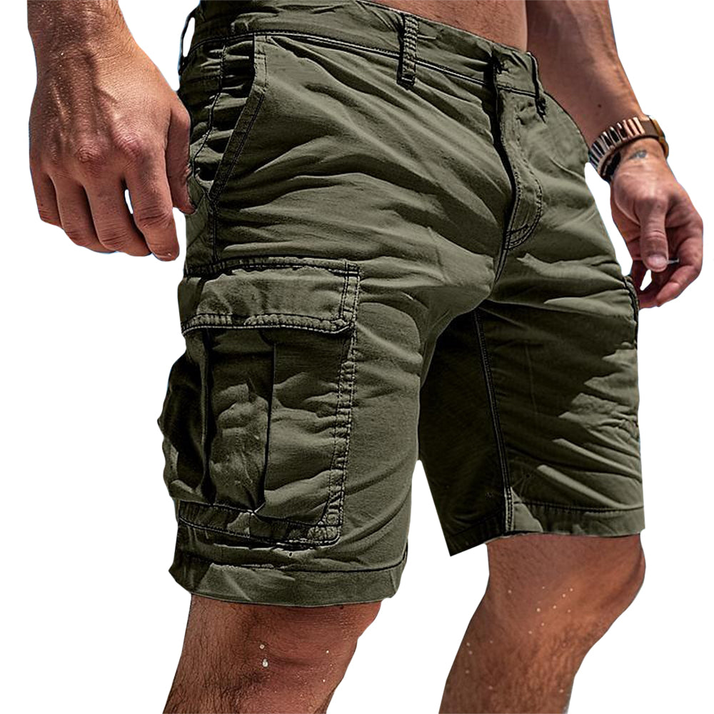 Shorts cargo en coton léger avec poches multiples pour homme | Rêve