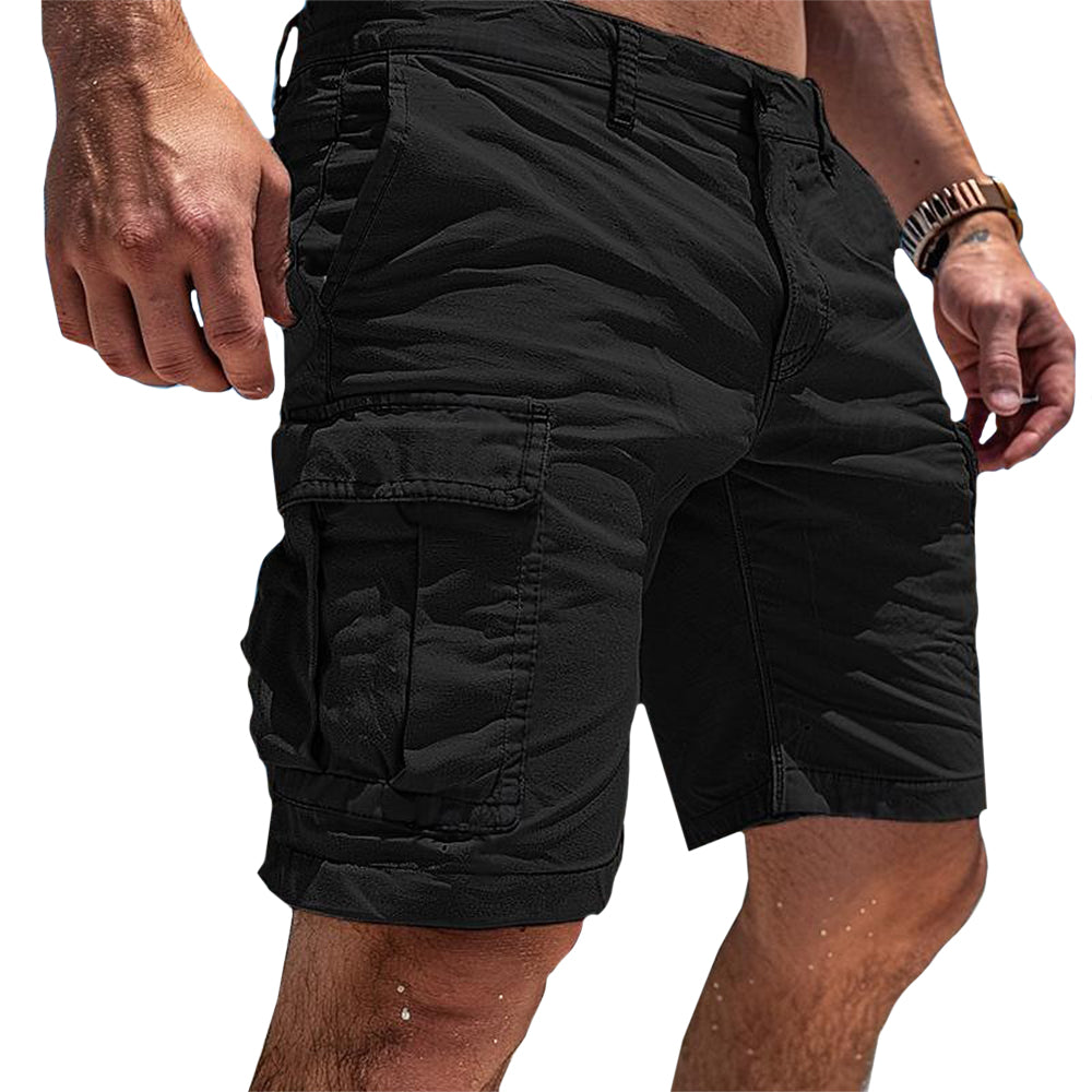 Shorts cargo en coton léger avec poches multiples pour homme | Rêve