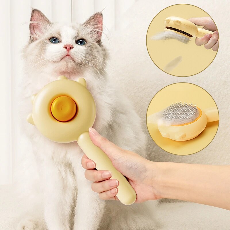 Brosse de toilettage pour animaux avec fonction peigne | Rêve