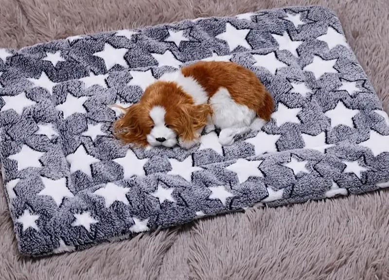 Tapis de couchage pour chien en tissu peluche | Rêve
