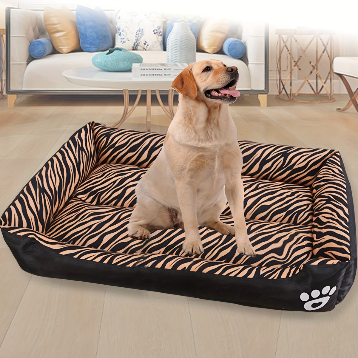 Matelas rectangulaire pour chien avec base antidérapante | Rêve